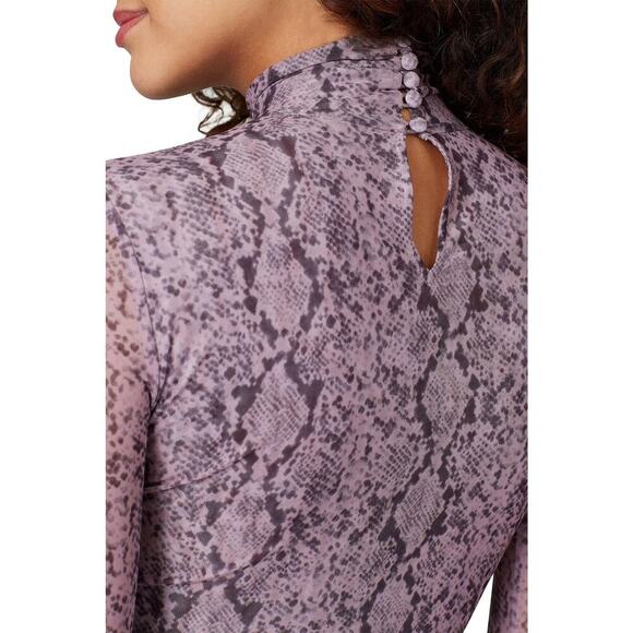 Cinq à Sept Python Turtleneck Small - Picture 9 of 15